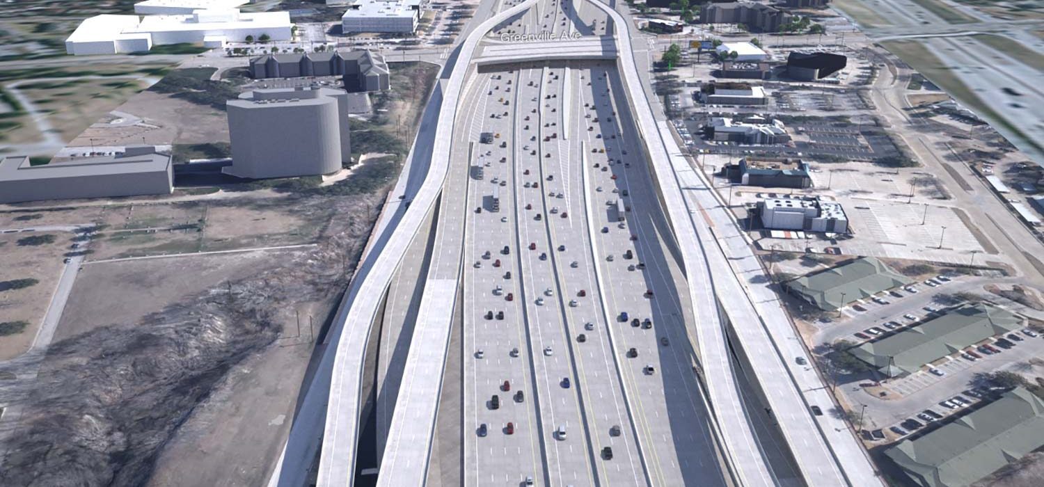 LBJ Expressway digital rendering